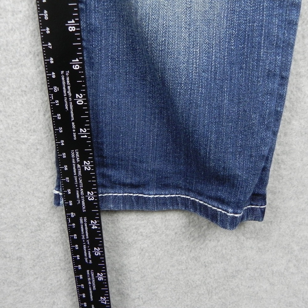 BKE Buckle Jeans Womens 29 Sabrina Cropped 5-Pocket Stretch Flex Denim Blue - Picture 8 of 11